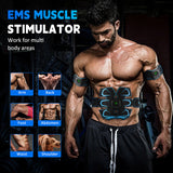 EMS Muscle Stimulator Training Pads, 6 Modes, 19 Intensity Levels