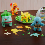 Boardwalk Puzzles 4D Build Pokémon Starter Set 3D Model Kit, 44 EPS Foam 3D Puzzle
