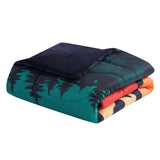 Below Zero Wearable Blanket Hoodie Waterproof Outdoor Camping Reversible 72x54
