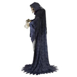 Animated Rise Up Reaper Halloween Animatronic, 5-Ft to 6.8-Ft Motion Activated Decoration