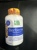 FEELGOOD Berberine Phytosome 120 Capsules, Berbevis Supplement for Blood Sugar