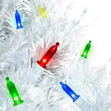 Holiday Time 21 Ft 100-Count Incandescent Mini Christmas String Lights, 2 Pack