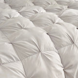 Casual Living Zuri Mega Puff 3-Piece Comforter Set, Reversible Pintuck Bedding Set with Shams