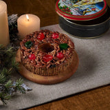 Collin Street Bakery Medium Fruitcake, 2-pk Pecan Holiday Christmas Cake in Tins