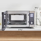 Panasonic 1.3 cu. ft. 4-in-1 Countertop Microwave, 1100-Watt NN-CD66NS