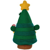 16.5–19.6" Knit Holiday Shelf Sitters, Set of 2, Weighted Christmas Plush Décor