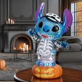Disney Halloween Light Up Lantern, Spinning Glitter Countertop Mantel Sculpture