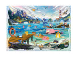 1-Set 22.25 ft. Ravensburger Pokémon Celebration Journey Puzzle – 40,320 Pieces, 10-Panel Collector Challenge