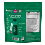 Zena Nutrition Greens Organic Supergreens, Mixed Berry, 45 Stick Packs