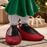 Disney 4 ft. Animated Interactive Holiday Minnie Mouse with Motion Sensor and Sound