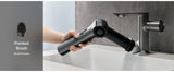 HOTO Flexi Cordless Spin Scrubber Set, 8 Cleaning Heads, Extension Handle, IPX7