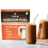 VitaCup Shroom Fuel Mushroom Drink Mix Coffee Alternative, 48 Counts