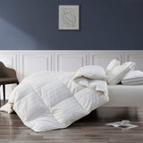 Hotel Grand White Down Comforter, All-Season 650 Fill Power, 14” Baffle Box