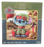 14.75" Disney Traditions Stitch Elf Christmas Statue with Real Jingle Bells