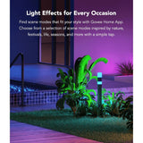 Govee RGBICWW Outdoor Path Lights, 4-Pack Smart LED Landscape Lighting with App