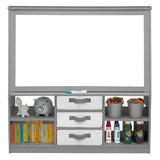 Delta Children At-home Artist Center Double-sided Easel with Bins and Shelves