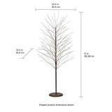 Member's Mark 6' Pre-Lit Twinkle Twig Tree with 800 White LED Lights & Timer