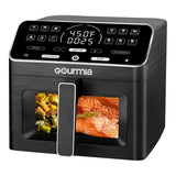 Gourmia 9 Qt Digital Air Fryer Ceramic Basket 12 Presets Viewing Window GAF998