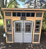 Wooden Outdoor Playhouse Kidkraft Sunny Bluff House Play Kitchen & Picnic Table