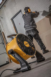 DeWalt DXF1616 16" 3-Speed Benchtop & Hanging Drum Fan, 4,000 CFM with 360° Tilt