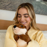 Hugz 12" Weighted Animal Plush, 3.8 lbs., Heatable & Coolable with Gift Tube