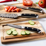 Henckels Compass Damascus 7-Piece Knife Set with Easel Block