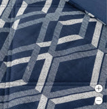 Berkshire Herringbone Microfiber Down Alternative Blanket, 66” x 96”