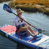 Tommy Bahama Marlin 11'6" 2-in-1 Inflatable Paddle Board & Kayak Package