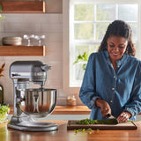 KitchenAid 6 Quart Bowl-Lift Stand Mixer with Attachments and Pouring Shield