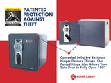 First Alert 2087DF-BD Waterproof Fire-Resistant Safe, 0.94 cu. ft., Digital Keypad