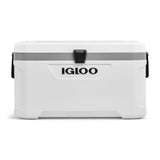Igloo 70 QT Marine Ultra Ice Chest Cooler, White and Gray, 102-Can Capacity