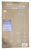 Evergreen Solar LED Revere Metal Lantern with Glass Enclosure
