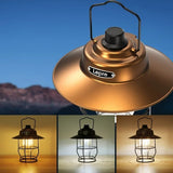 Lepro Vintage Dimmable LED Rechargeable Metal Camping Lantern