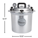 All American 1930 25-Quart Pressure Cooker & Canner Aluminum USA Made