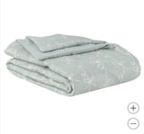 Berkshire Herringbone Microfiber Down Alternative Blanket, 66” x 96”