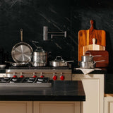 Made In Tri-Ply Stainless Steel Cookware Set, 13 Pc Pots Pans Pasta Insert Italy