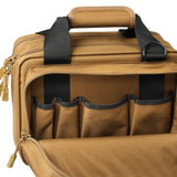 Savior Equipment Dual Pistol Range Bag with Padded Pockets Magazine Holder Strap