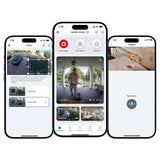 Arlo Ultra Security Camera 4K (3Rd Gen), 3-Pack, White with Smart Hub
