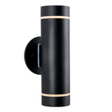 Artika 11.14" Indoor/Outdoor 2-Bulb Vertical Wall Light Black or Stainless Steel