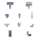Dyson V9 Submarine Extra Cordless Wet and Dry Stick Vacuum with Wet Cleaner Head
