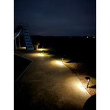 Mainstays Solar Modern Edge LED Pathway Lights, 6-Pack, 15 lm Warm White 15.75"H