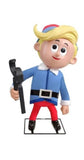 Tekky 40.94" Animated Hermey the Elf Christmas Figure with LED Face and Sound