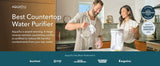 AquaTru Carafe Countertop Reverse Osmosis Water Purifier Set 64 oz. Glass Carafe