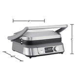 Cuisinart 5-in-1 Reversible Griddler, Digital Grill Griddle Contact Grill Panin