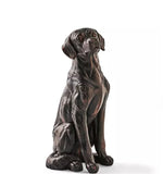 Member's Mark 26" Sitting Labrador Dog Statue with Copper Finish