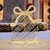 Member’s Mark 42" Pre-Lit Ornament or Gift Box Décor with 5 Lighting Functions