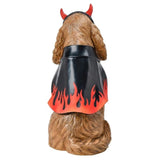 26" Resin Halloween Witch Dog Greeter, Lifesize Dog Welcome Porch Figurine Decor
