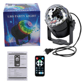 Christmas Snowflake Projector LED Moving Snowfall Laser Light Party Strobe Lamp