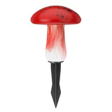 Infinity X1 6Ct Solar Glass Mushroom Landscape Accent Lights, 2 Set of 3 Lights