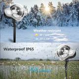 Christmas Snowflake Projector LED Moving Snowfall Laser Light Party Strobe Lamp